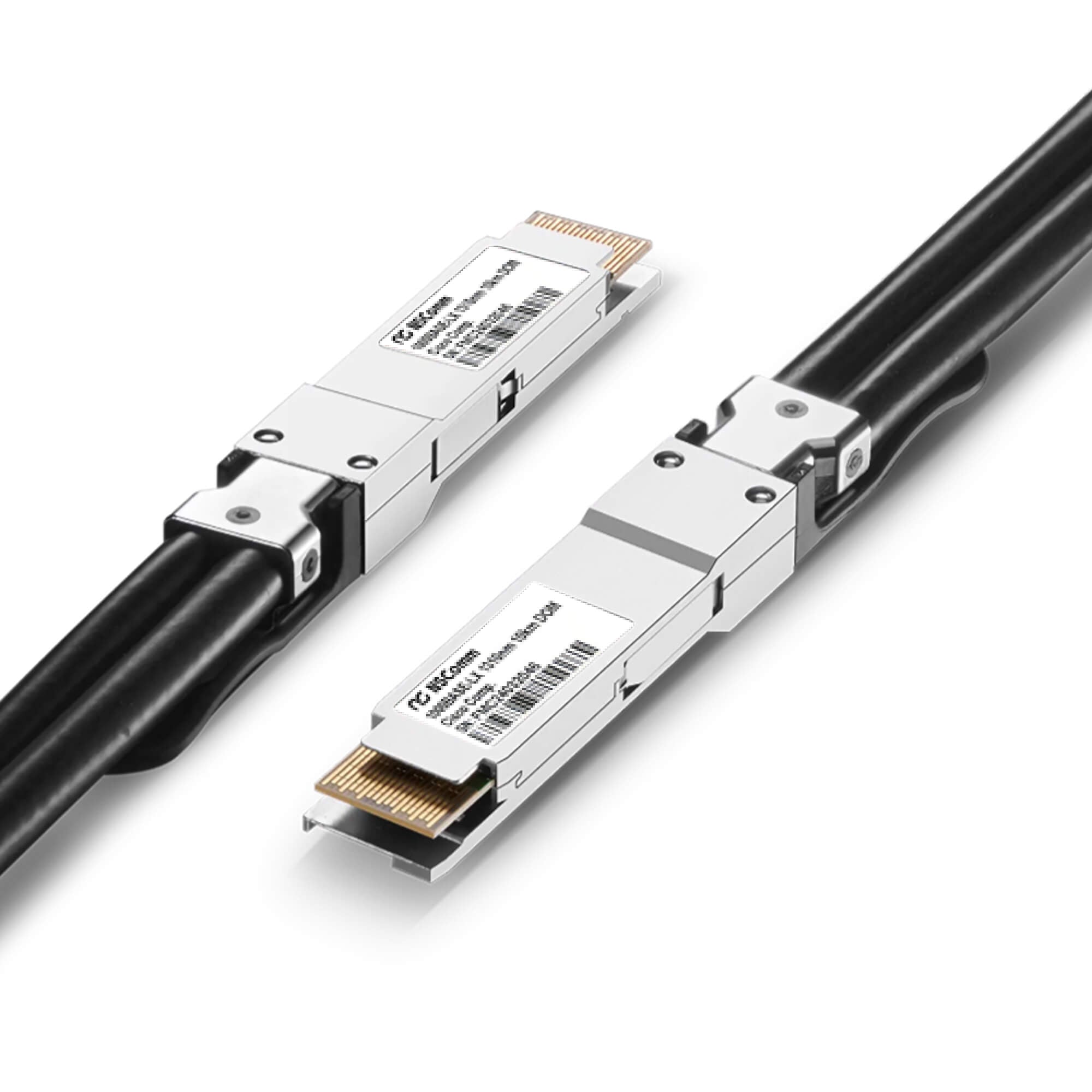 NSComm Generic Compatible 800G QSFP-DD Active Direct Attach Copper Twinax Cable up to 2m(7ft)