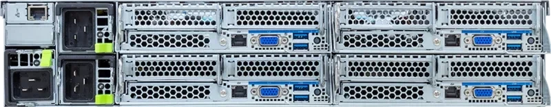 Gigabyte H263-V60-AAW1 NVIDIA Superchip 2U 4-Node 16-Bay Rack-Mountable Server