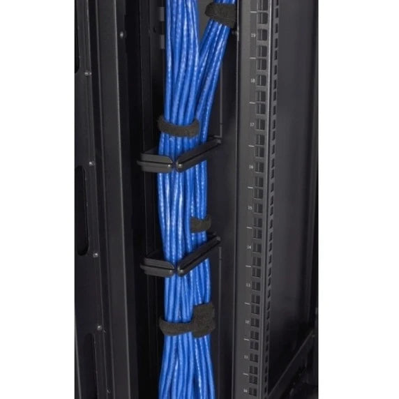 APC NetShelter Cable Management, Vertical Cable Manager, Rings, Set of 100, Black, 107 x 53 x 18 mm