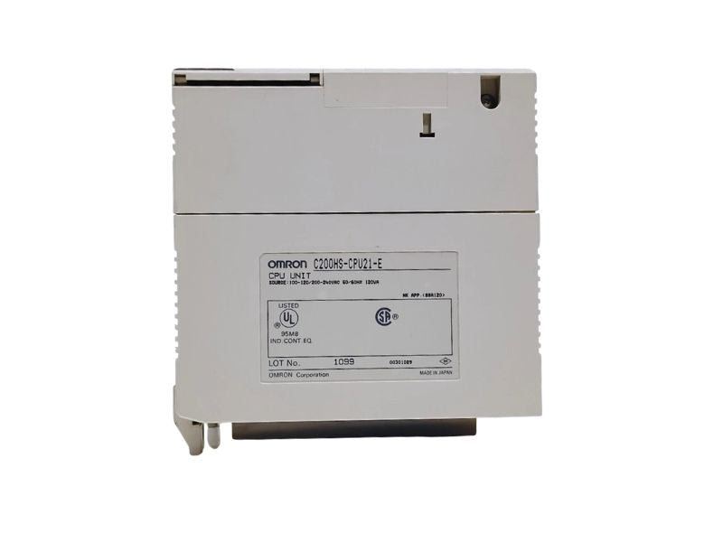 Omron C200H-CPU21 SYSMAC PLC CPU Module with 8KB Memory and Built-In Power Supply
