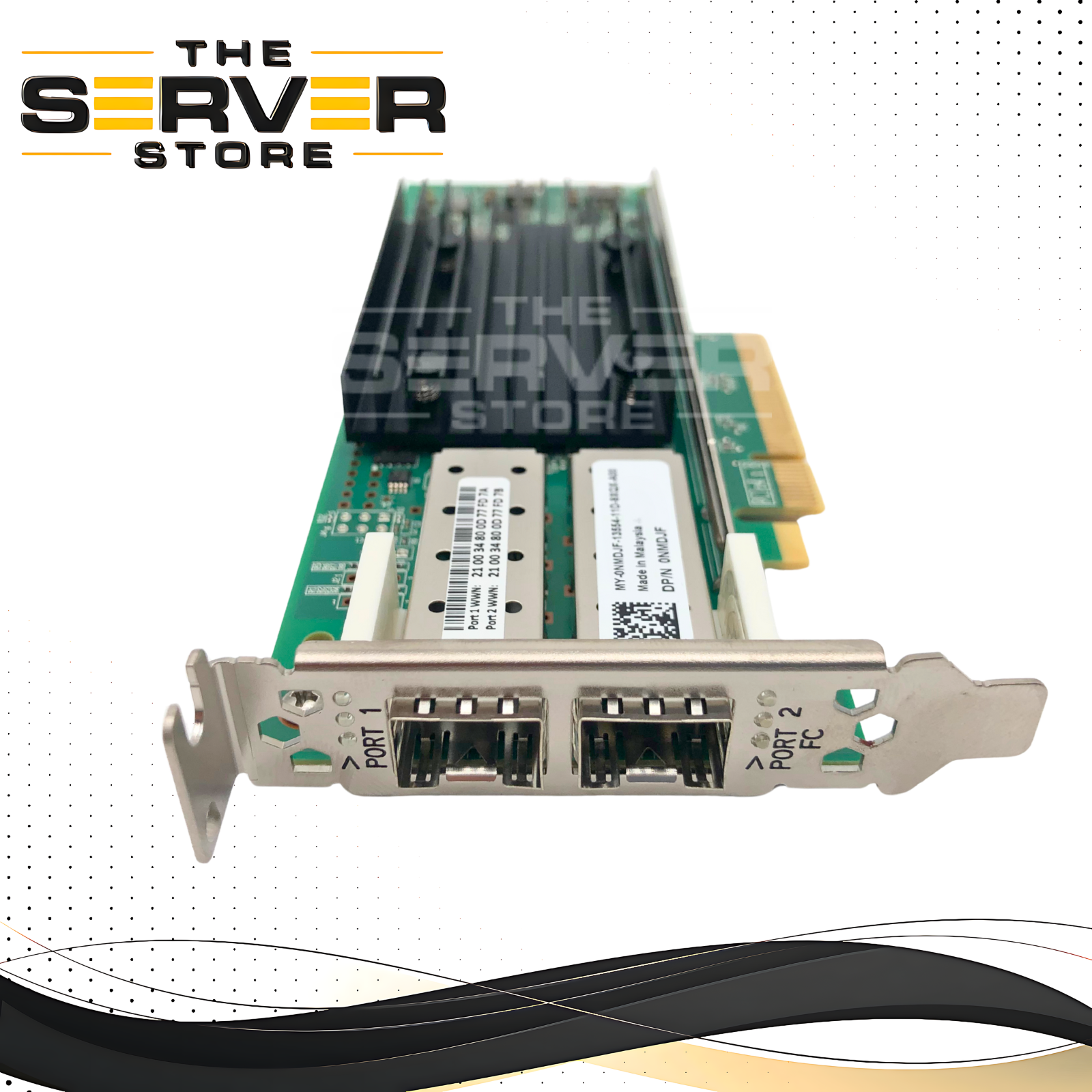 Dell QLogic QLE2772L 32Gb Dual Port Fibre Channel (FC) SFP+ Host Bus Adapter (HBA) PCIe 4.0 x8 MA2810401-24 0NMDJF NMDJF