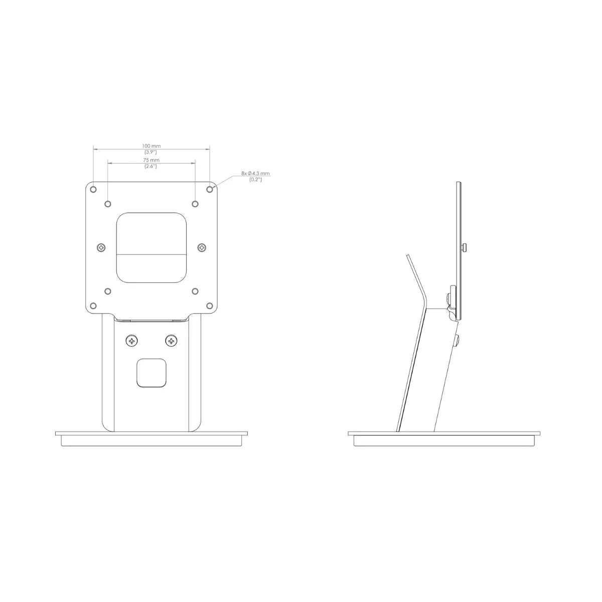Verkada ACC-CON-STD-1 Table Top Mounting Stand