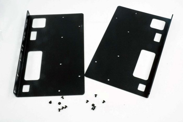 8RU 19" Flush Mount Rack Adapter-Black
