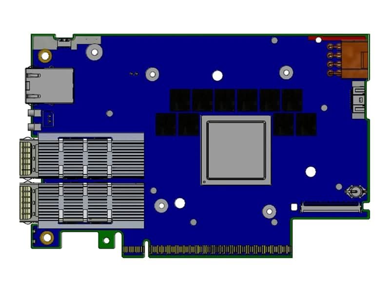NVIDIA 900-9D3B6-00CC-EA0 BlueField-3 B3210E E FHHL DPU 100GBE Network Adapter