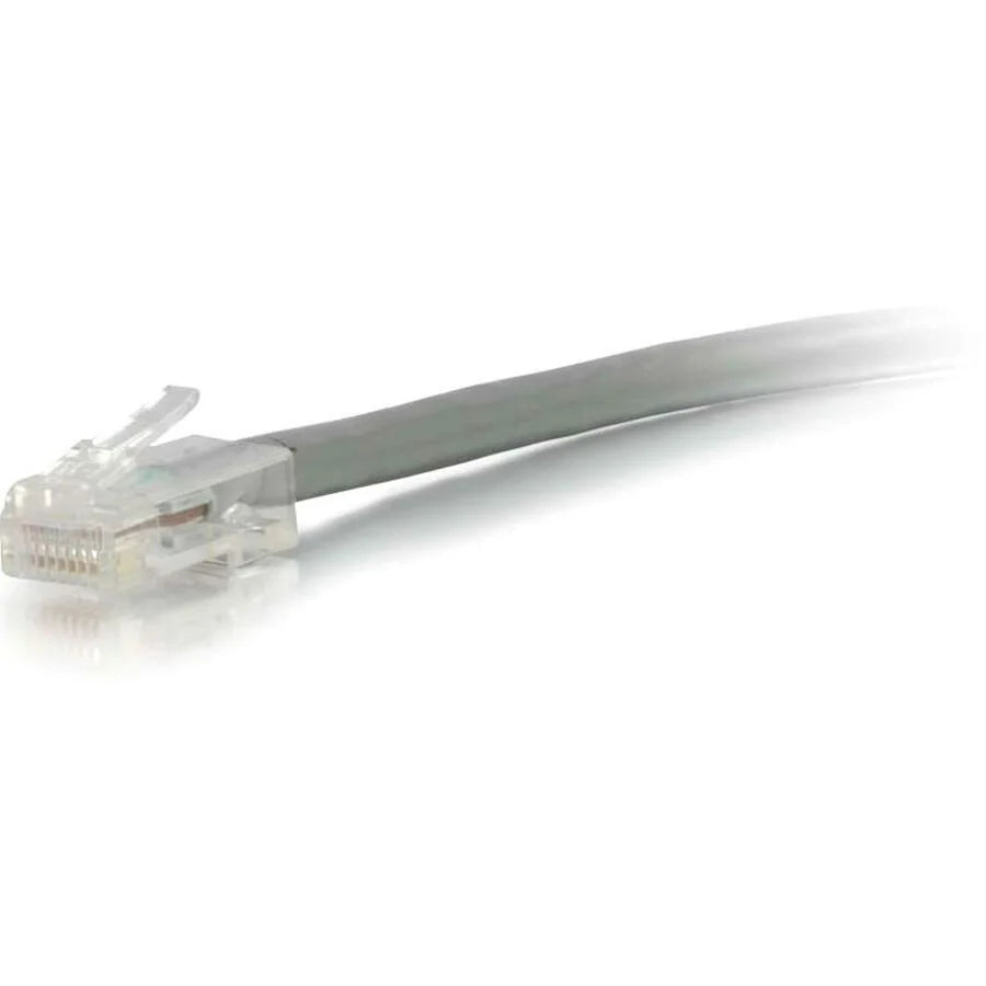 C2G 7ft Cat6 Non-Booted Unshielded (UTP) Ethernet Cable - Cat6 Network Patch Cable - PoE - Gray