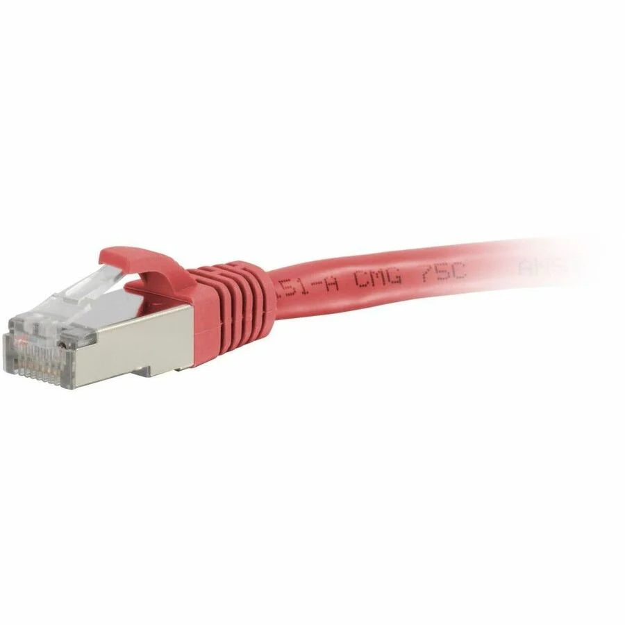 C2G 15ft (4.6m) Cat6a Snagless Shielded (STP) Ethernet Network Patch Cable - Red