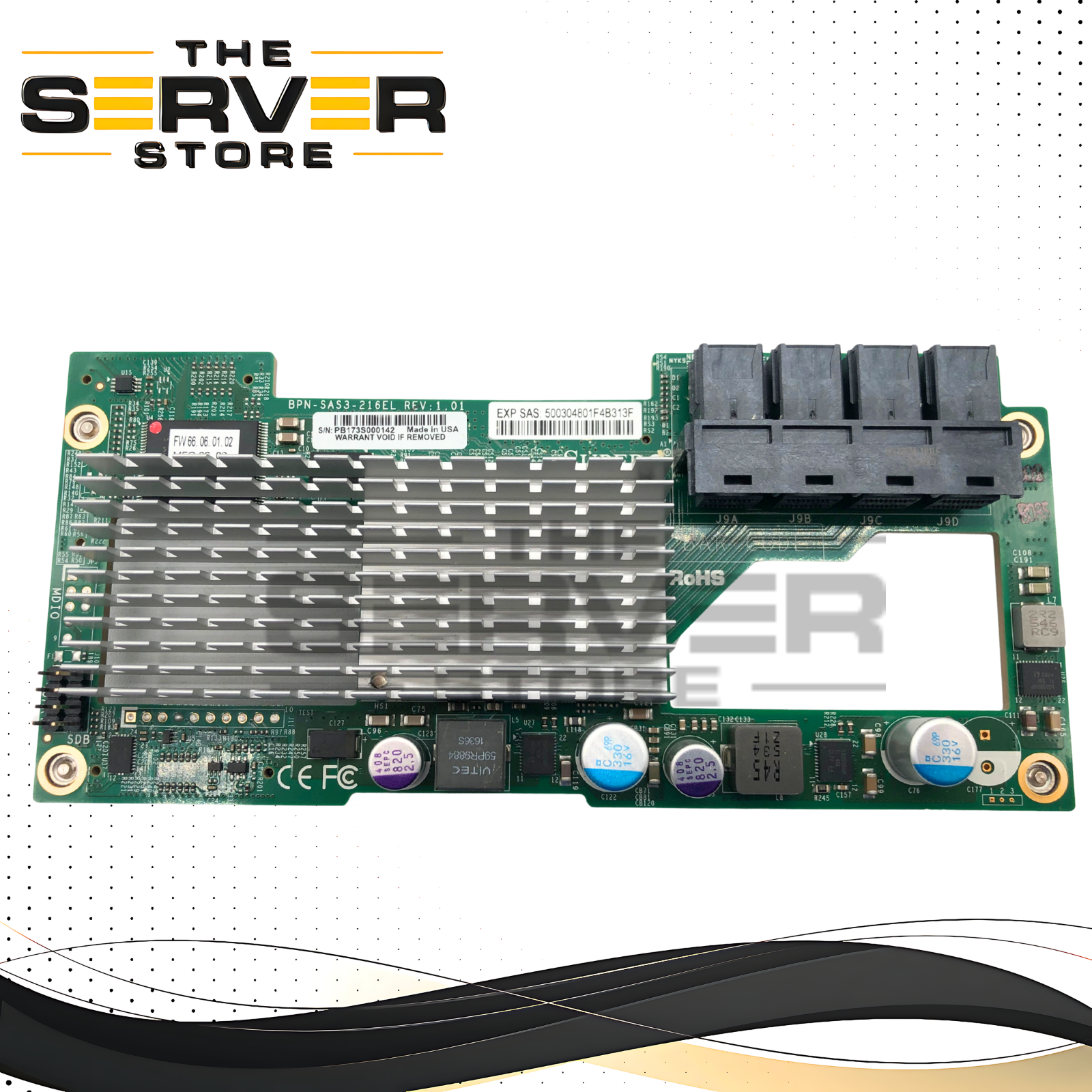 Supermicro 2U 24-Port 2.5" SAS3 12Gb/s Expander Backplane BPN-SAS3-216EL