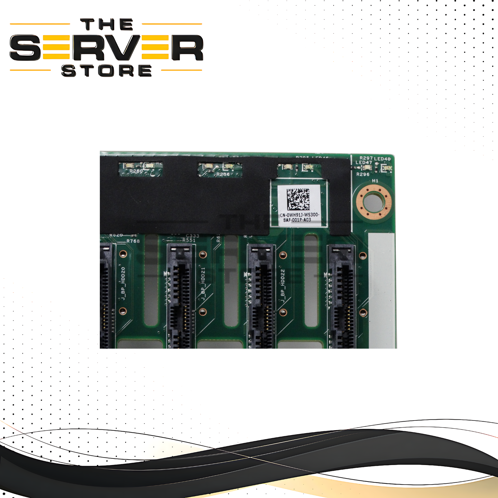 Dell EMC PowerEdge C6400 C6420 24 Bay 2.5'' SFF Hard Drive Backplane (WH91J)