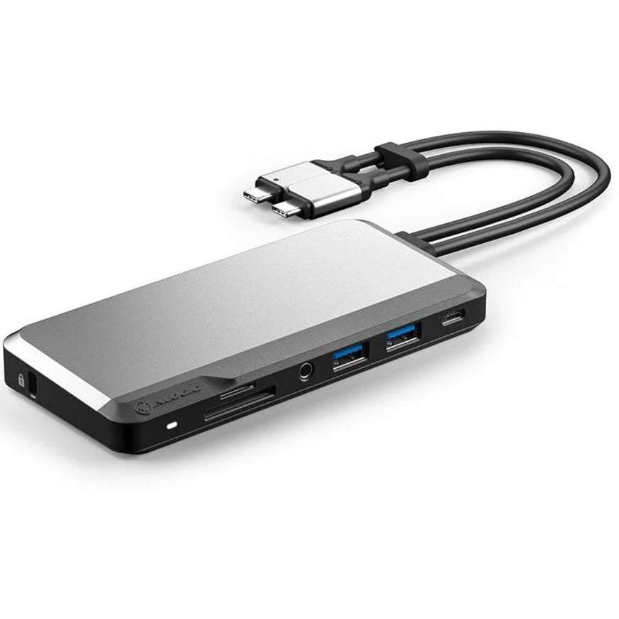 ALOGIC USB-C Super Dock - 10-in-1 with Dual Display 4K 60Hz Support - SPACE GREY