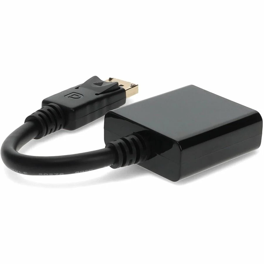AddOn Lenovo&reg; 45J7915 Compatible DisplayPort 1.2 Male to DVI-I (29 pin) Female Black Adapter Which Requires DP++ For Resolution Up to 2560x1600 (WQXGA)