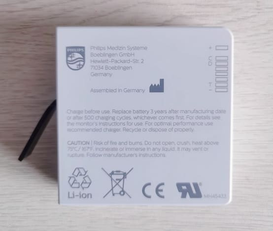 989803196521 battery For Philips Medizin Systeme IntelliVue X3/MX100 Transport Monitor
