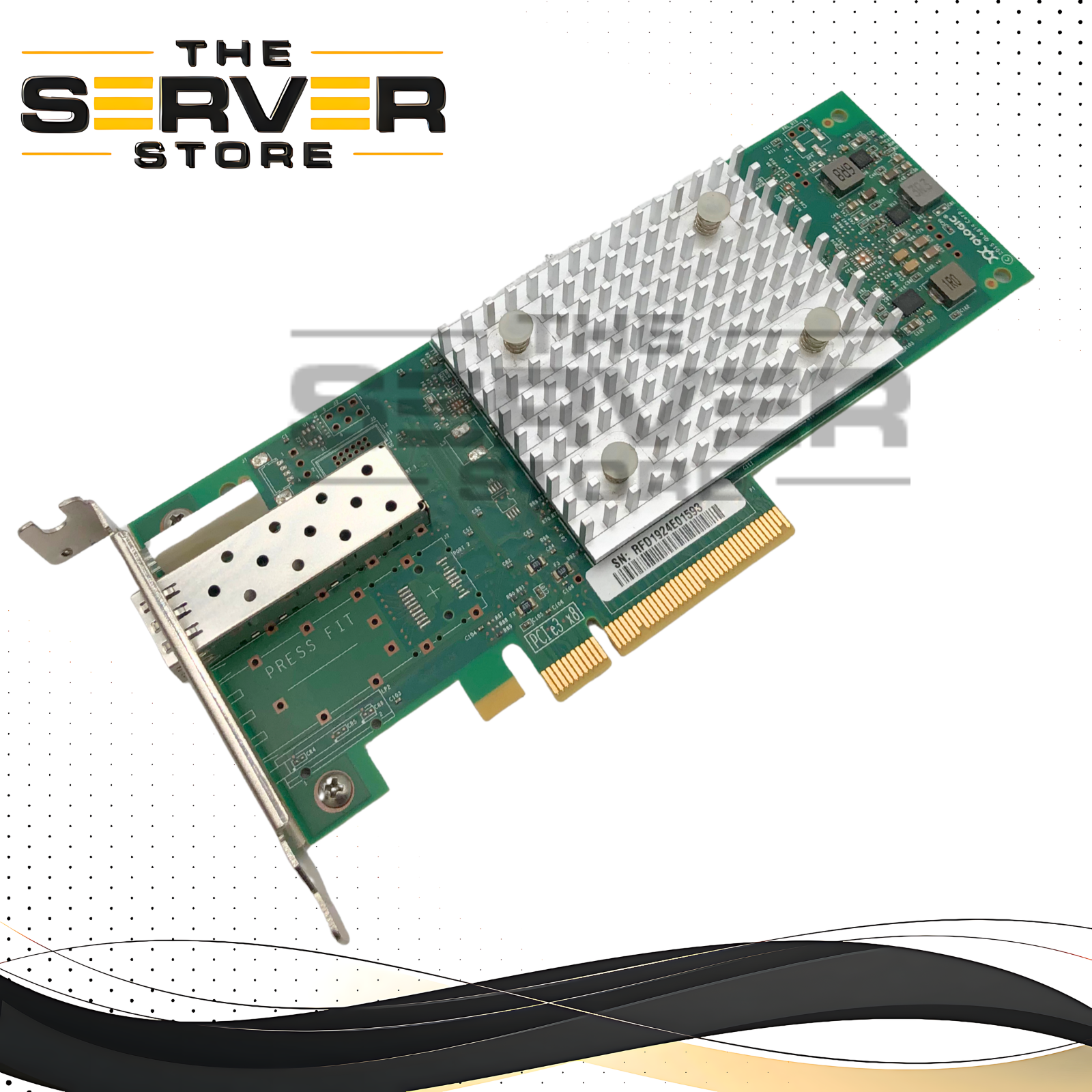 Dell QLogic QLE2690L 16Gb/s Single Port Fibre Channel (FC) Host Bus Adapter (HBA) with Low Profile Bracket. P/N: T80X9, 0T80X9.