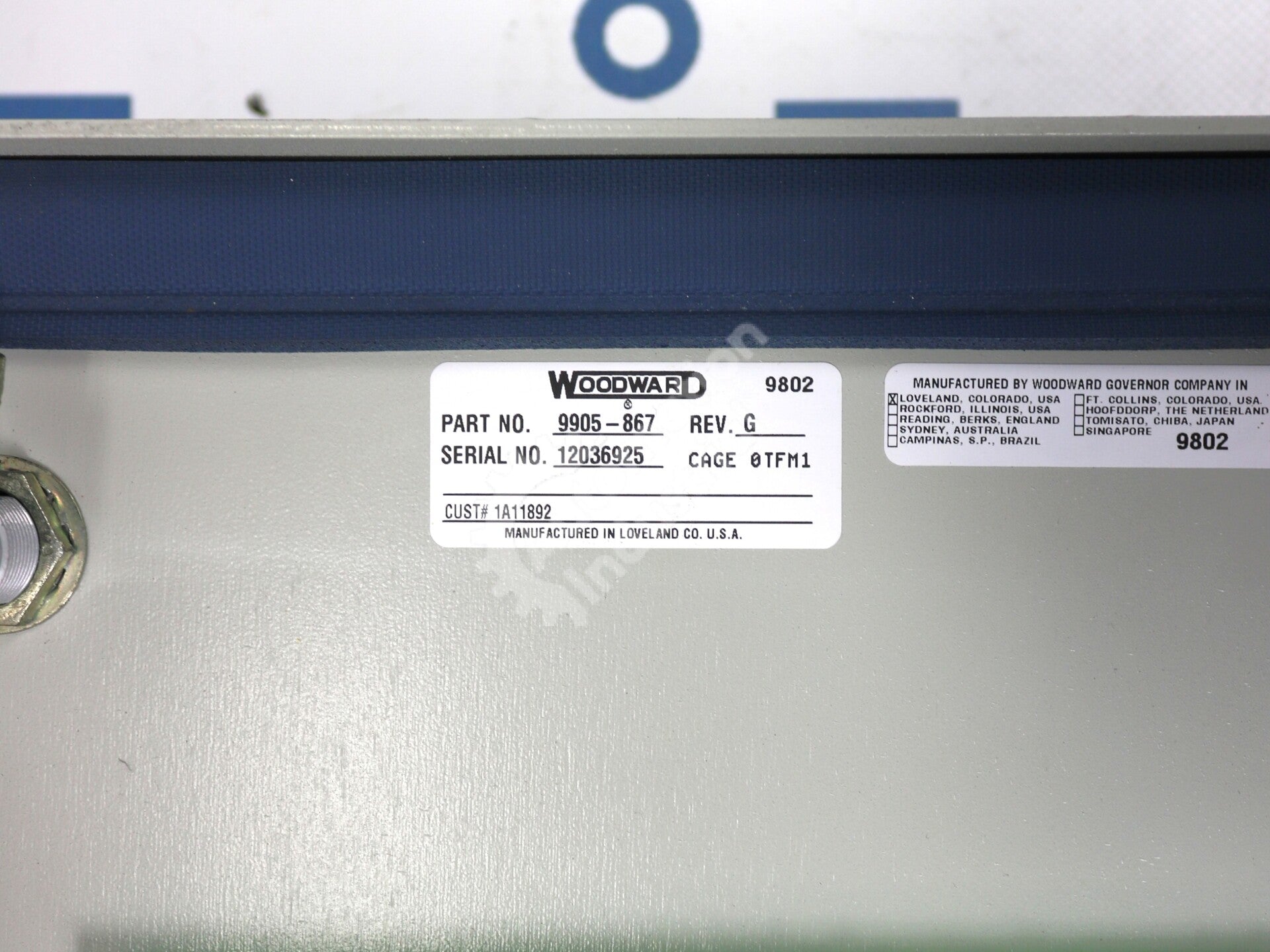 9905-867 By Woodward Digital Control For Steam Turbines