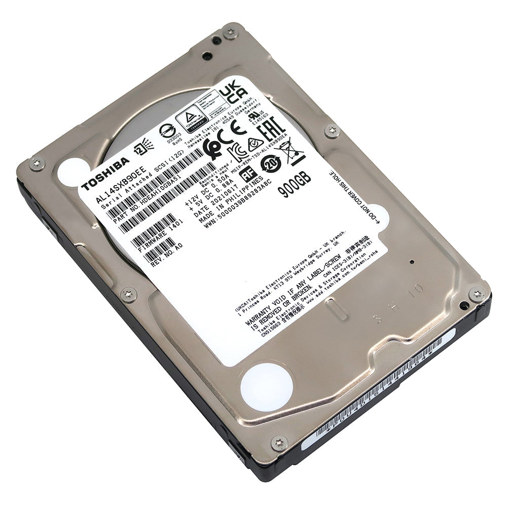 Toshiba AL14SXB AL14SXB90EE 900GB 15K RPM SAS 12Gb/s 512e 2.5in Refurbished HDD