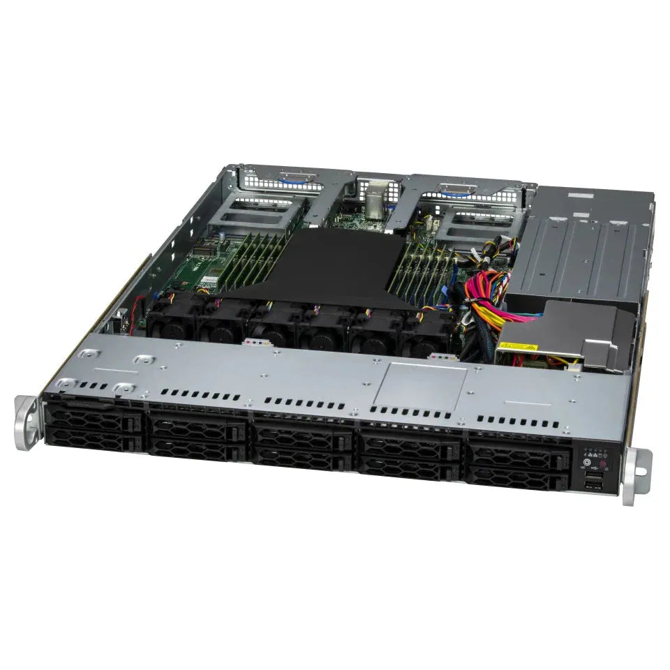 Supermicro Server AS -1115CS-TNR, Genoa 9354P, 8 x 64GB RAM, 4 x 15.3TB SSD, 2 x 480GB SSD - NEW - 3 YEAR WARRANTY