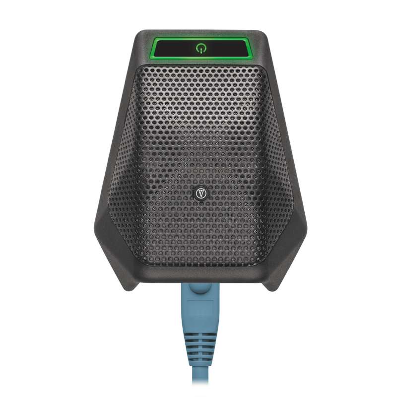 Audio Technica ATND971a Cardioid Condenser Boundary Microphone with Dante Network Output