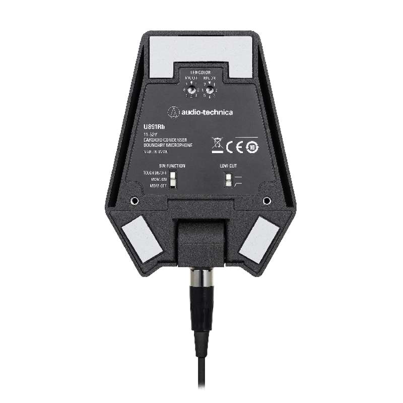 Audio Technica U891Rb Cardioid Condenser Boundary Microphone with Programmable Switch