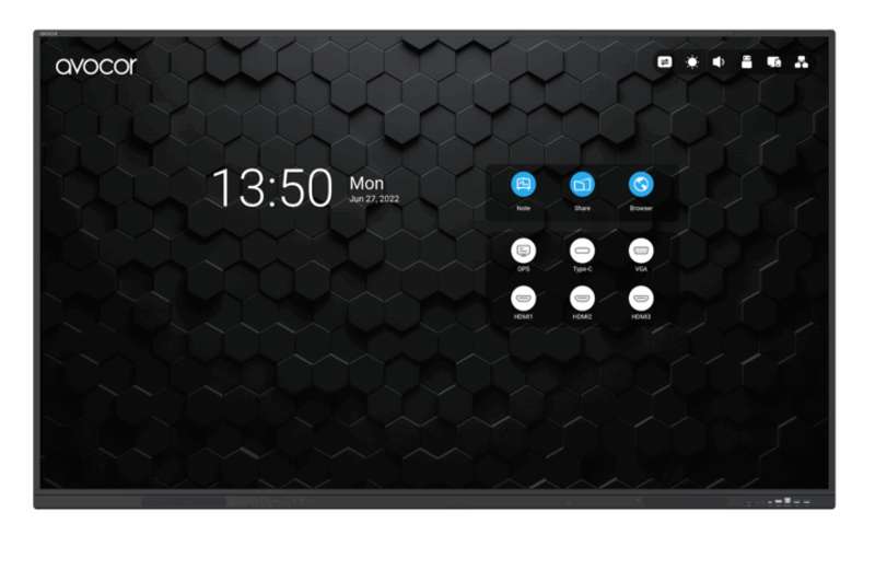 Avocor S-Series 65" 4K IR LED Interactive Display, EDLA