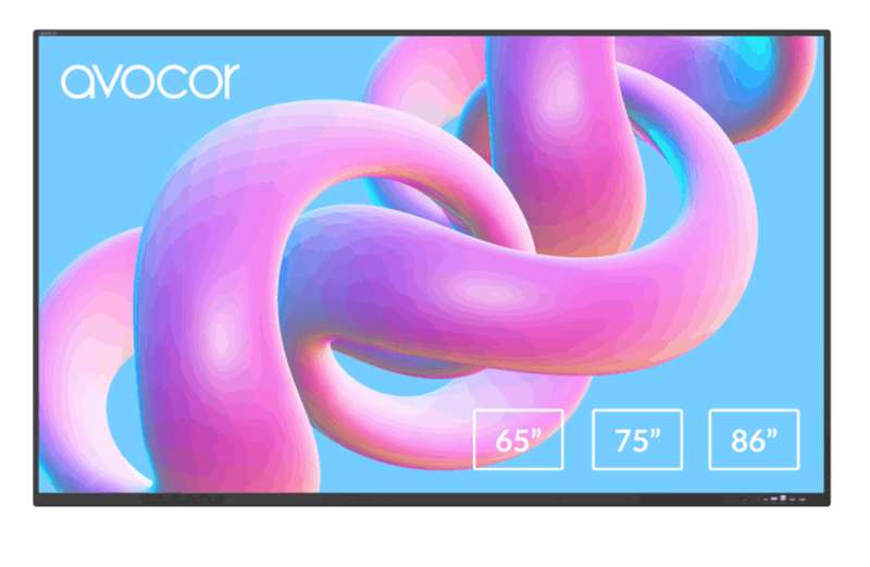 Avocor S-Series 86" 4K IR LED Interactive Display, EDLA