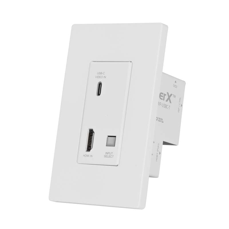 AVPro USB-C/HDMI Wall Plate Transmitter via HDBaseT