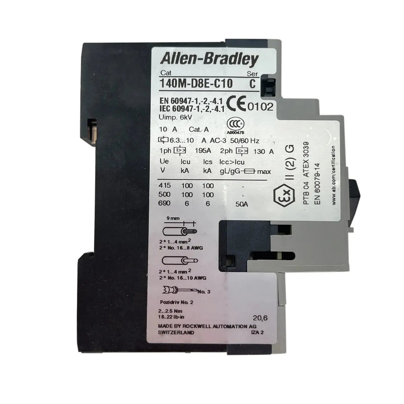 140M-D8E-C10 | Allen-Bradley Motor Protection Circuit Breaker