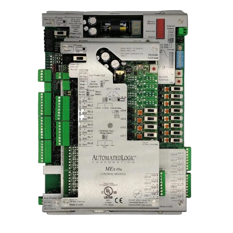 Automated Logic MEX48U Expander Module 4 Inputs 8 Outputs 24VAC