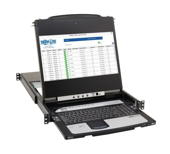 Tripp Lite B030-DP08-17D 8-Ports 1920 x 1080 Rack Mount Console KVM Switch