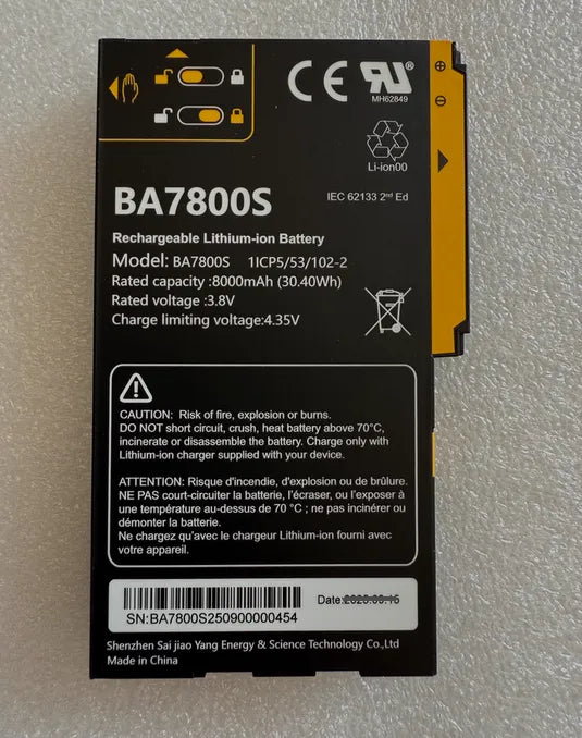 BA7800 BA7800S Battery For A8 Outdoor Beidou Handheld GPS 8000mAh 30.4Wh