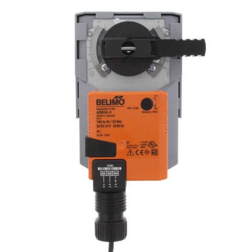 ARB24-3 | Belimo Electric Ball Valve Actuator 24 V Non Spring Return 180 In Lb