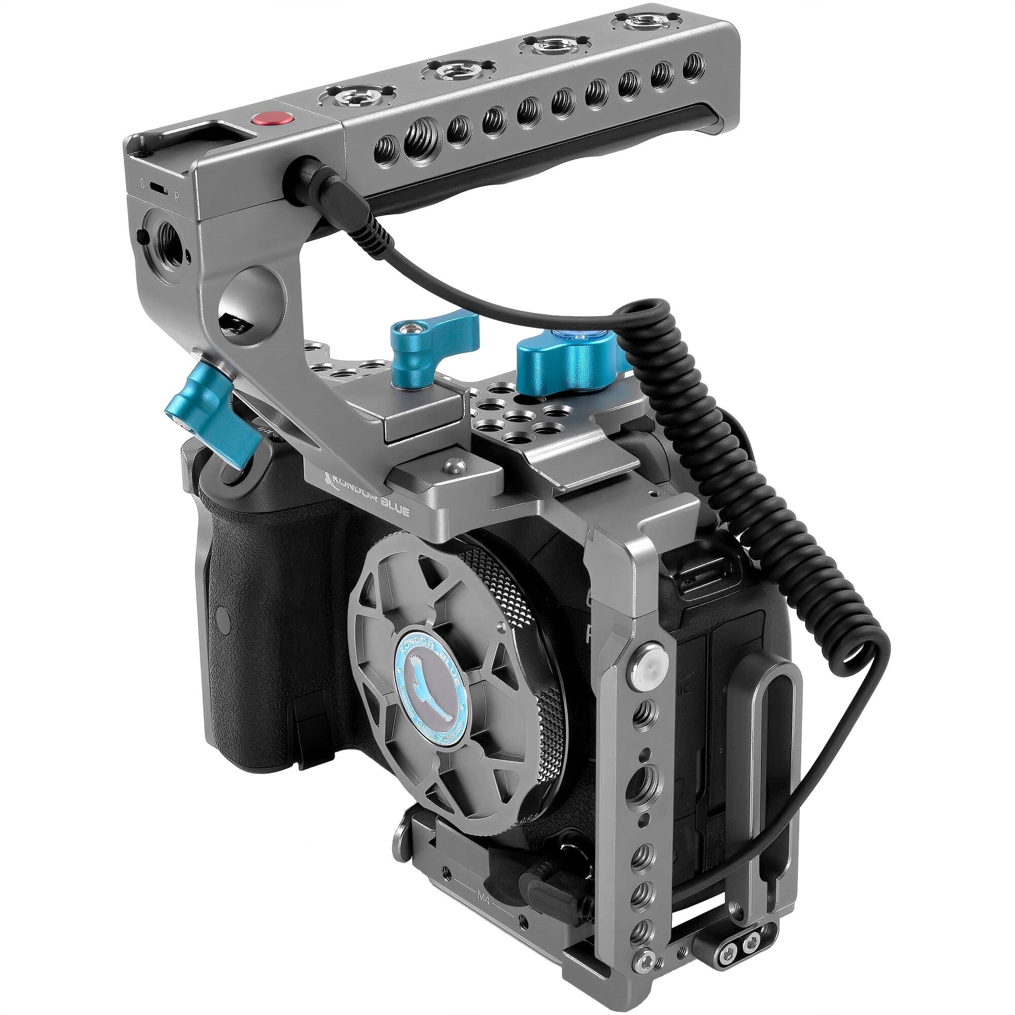 Kondor Blue BMPCC4K/6K Battery Grip Cage with Top Handle