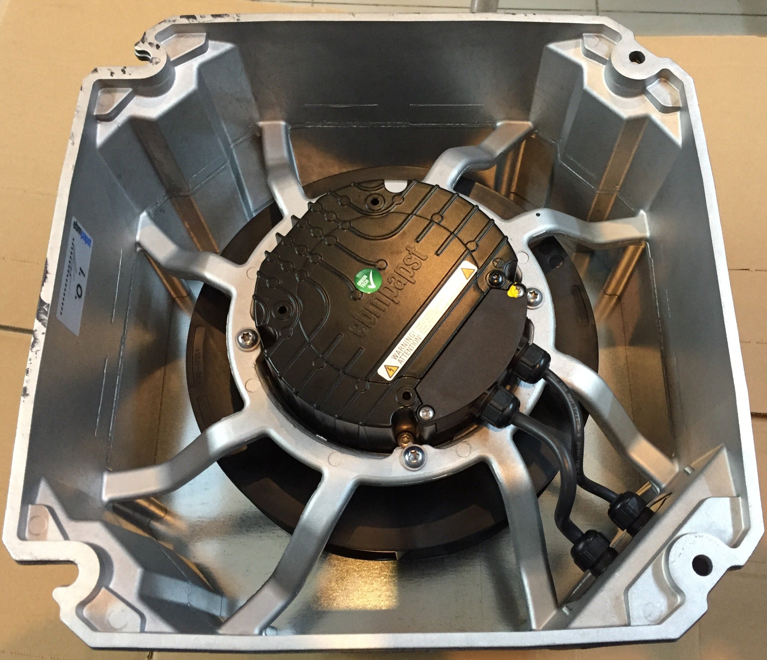 GR25V-6IK.BA.1R  A5E35451924 ZIEHL-ABEGG centrifugal fan 0.48kW 200/277V 2.4/1.75A 3800rpm