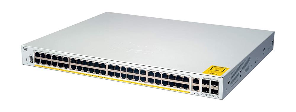 Cisco C1000-48P-4G-L Catalyst 1000 48-Port PoE+ Managed Ethernet Switch with 4 SFP Uplinks