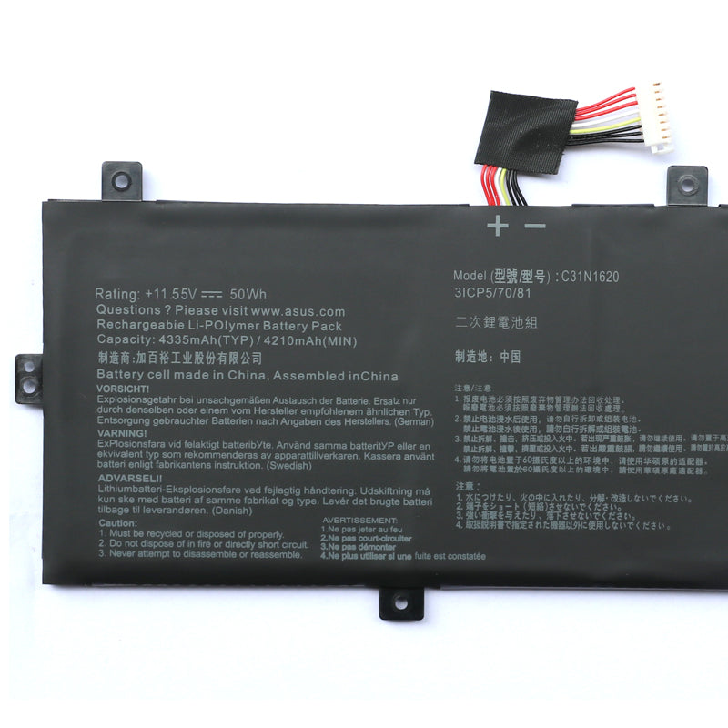 C31N1620 50Wh Battery for Asus ZenBook UX430UA UX430 UX430UN UX430UQ