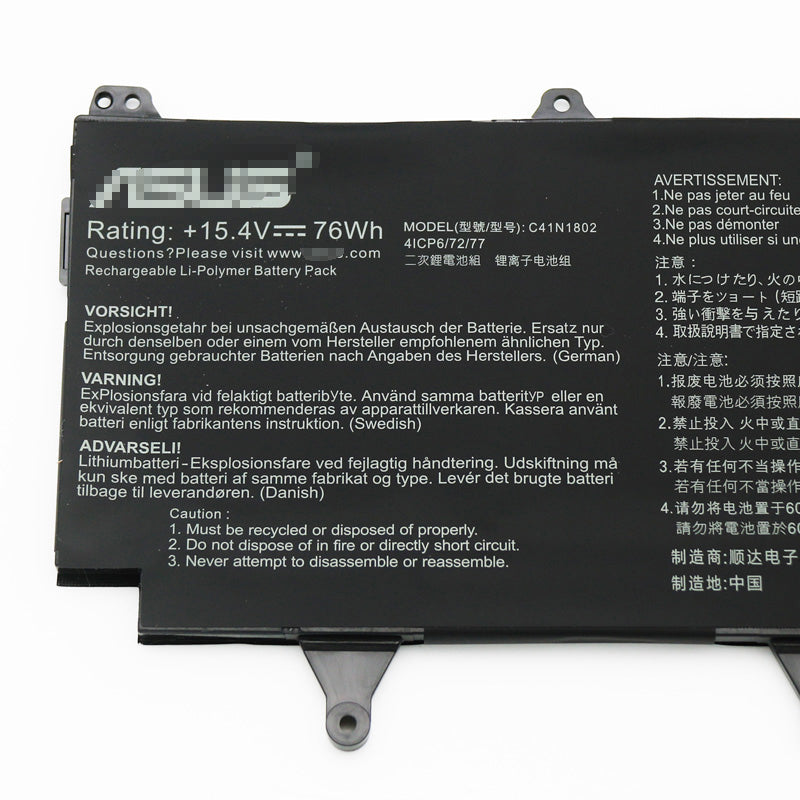 C41N1802 Battery For Asus ROG Zephyrus S GX735GV GX701GWR
