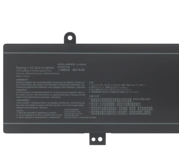 Asus C41N2109 ROG Strix G16 G614JU GV601R GV601RW GV601RE Battery