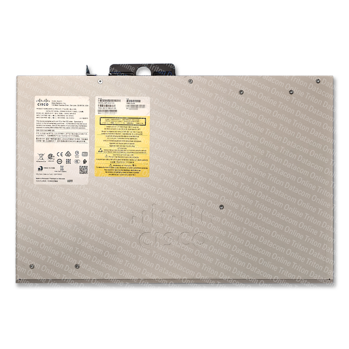 C9200L-48P-4G-A - Cisco Catalyst 9200 Series Switch with 48 ports gigabit ethernet, Full PoE+, 4x 1 gigabit SFP fixed uplink, Network Advantage license