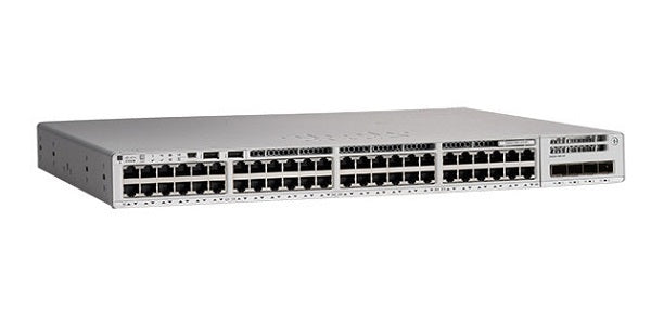 Cisco C9200L-48T-4X-A Catalyst 9200L 48-Port Gigabit Enterprise Switch with 4x 10G SFP+ Uplinks