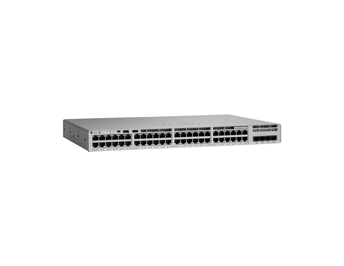 Cisco Catalyst C9200L-48P-4X-E 48-Port PoE+ Switch with 4x10G SFP+ Uplinks, Network Essentials