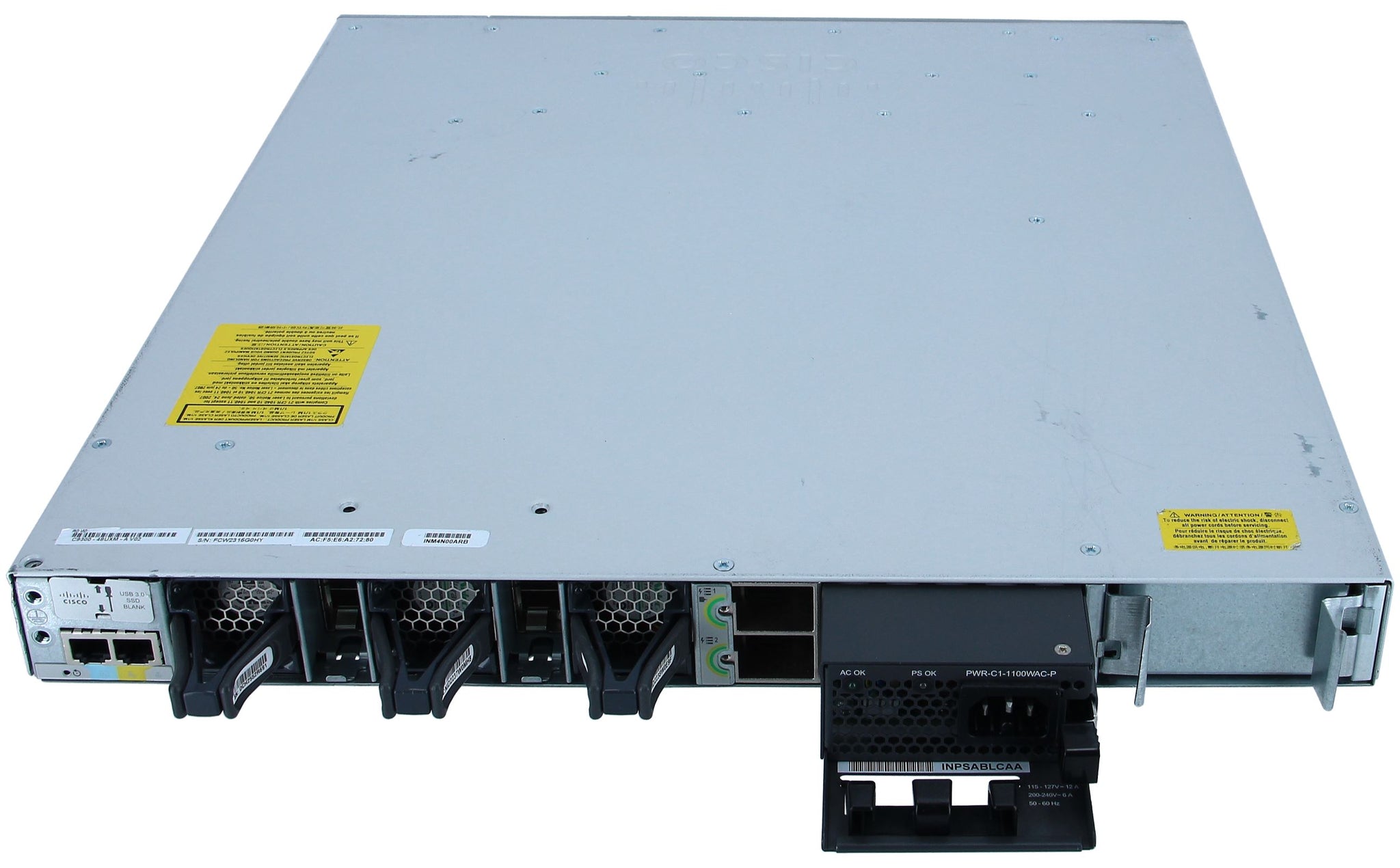 Cisco C9300-48UXM-A Catalyst 48-Port Multigigabit UPoE Managed Ethernet Switch