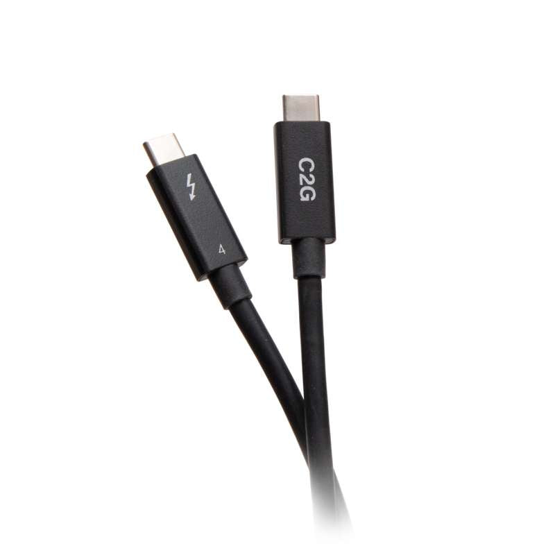 Cables To Go 2.5ft (0.8m) Thunderbolt 4 USB-C Cable (40Gbps)