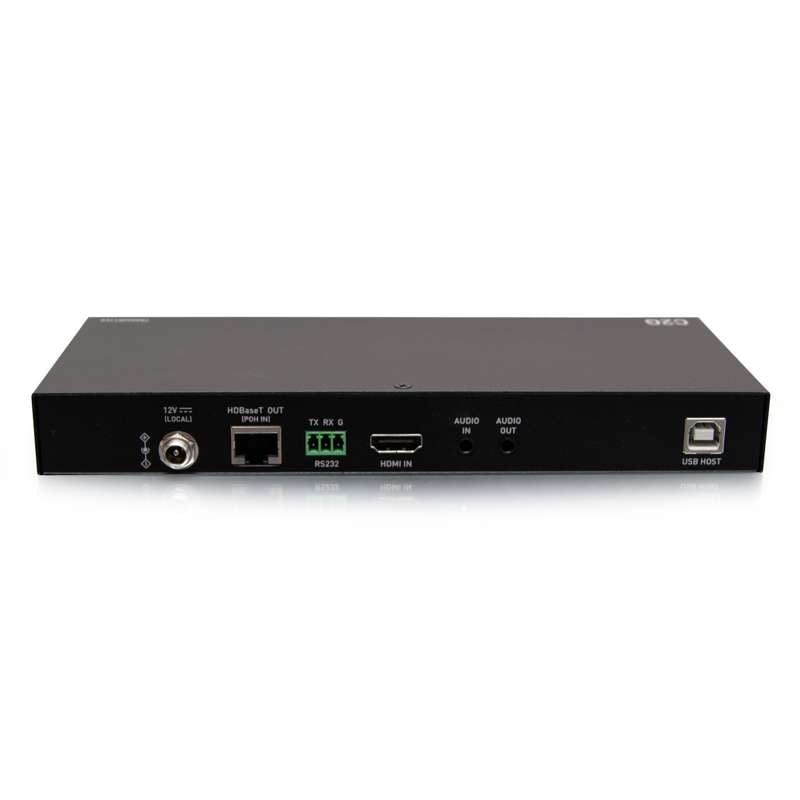 Cables To Go HDMI HDBaseT + 3.5mm, USB-B to A, and RS232 over Cat Extender Box Transmitter to Box Receiver - 4K 60Hz
