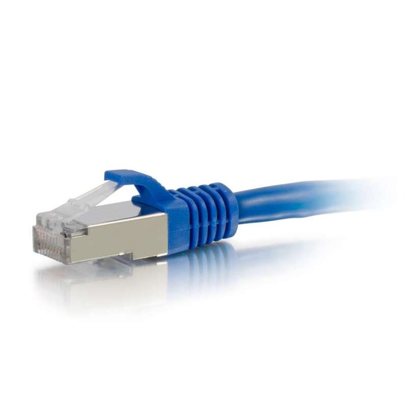 Cables To Go 20ft (6.1m) Cat6a Snagless Shielded (STP) Ethernet Network Patch Cable - Blue
