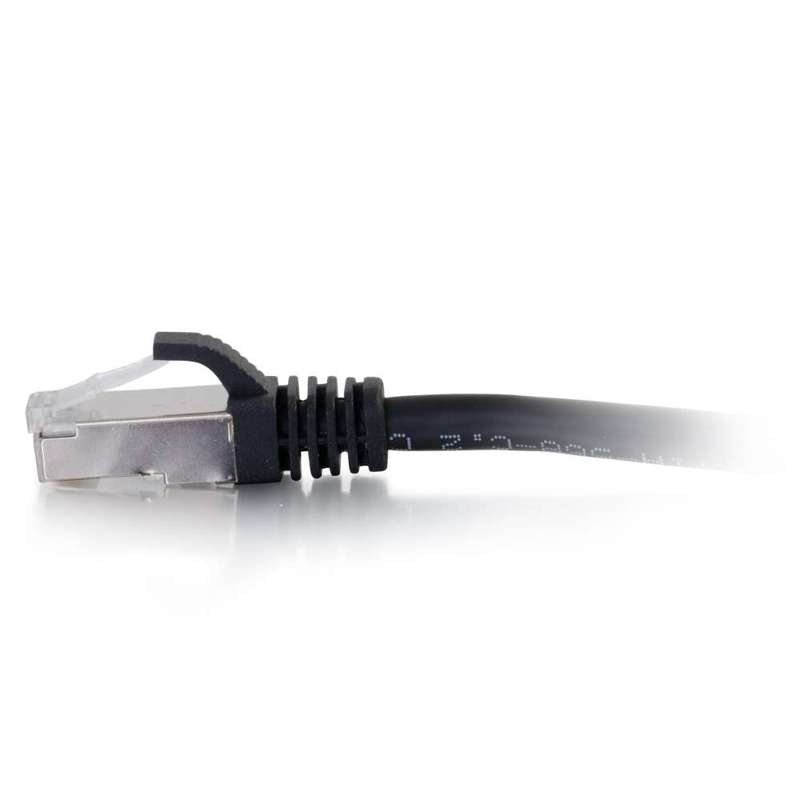 Cables To Go 5ft (1.5m) Cat6a Snagless Shielded (STP) Ethernet Network Patch Cable - Black