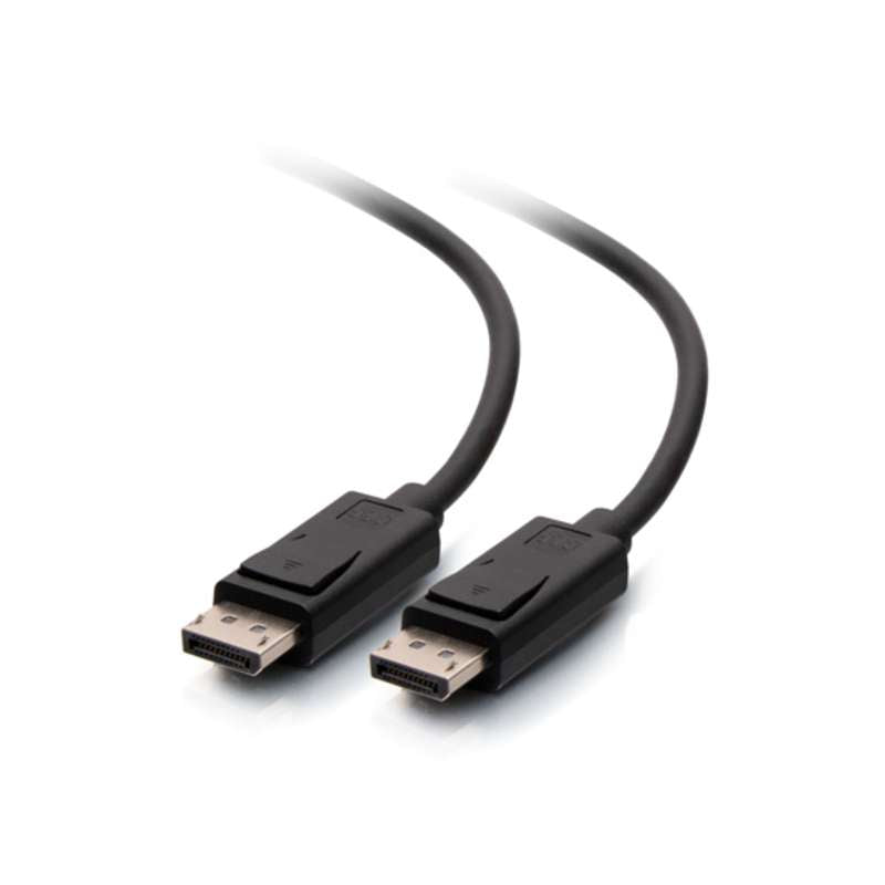 Cables To Go 30ft DisplayPort Cable with Latches 4K 60Hz UHD M/M - Black