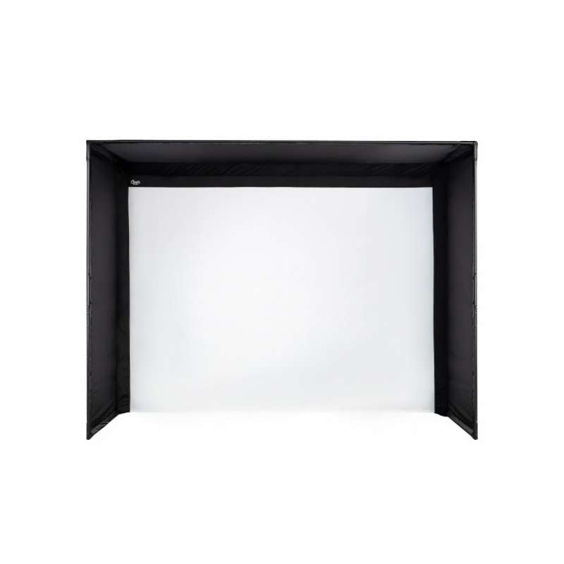 Carl's Place DIY Golf Simulator Enclosure Kit (7′7″ × 10′ × 5′) with Preferred Impact Screen