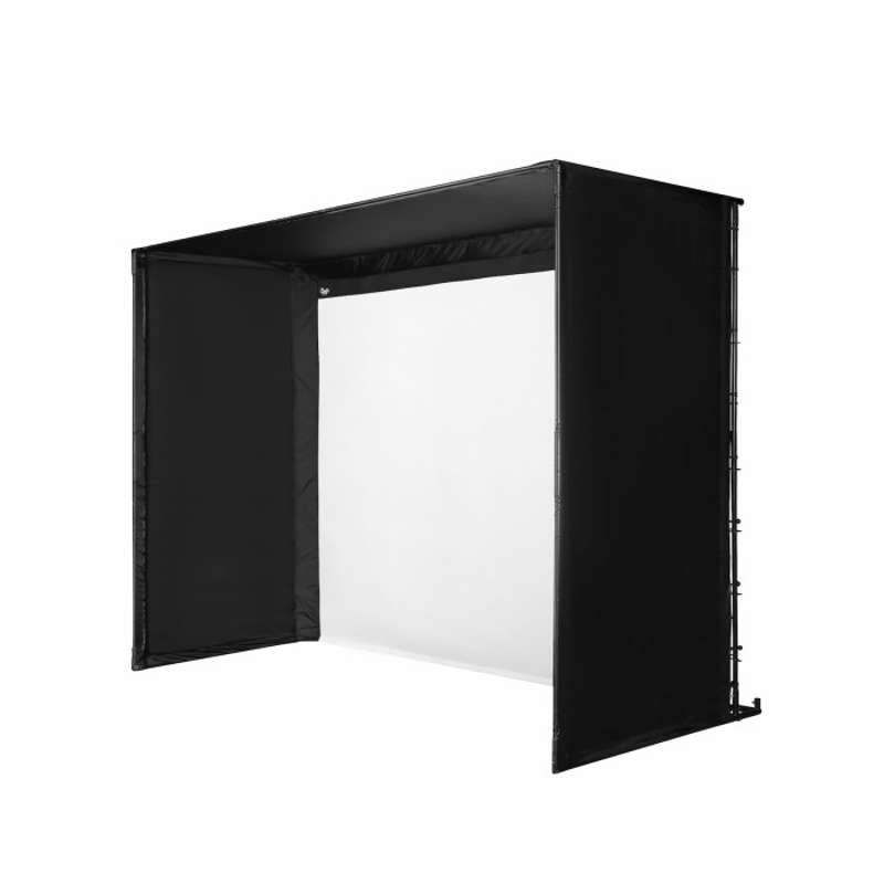 Carl's Place DIY Golf Simulator Enclosure Kit (8′ × 8′ × 5′) with Preferred Impact Screen