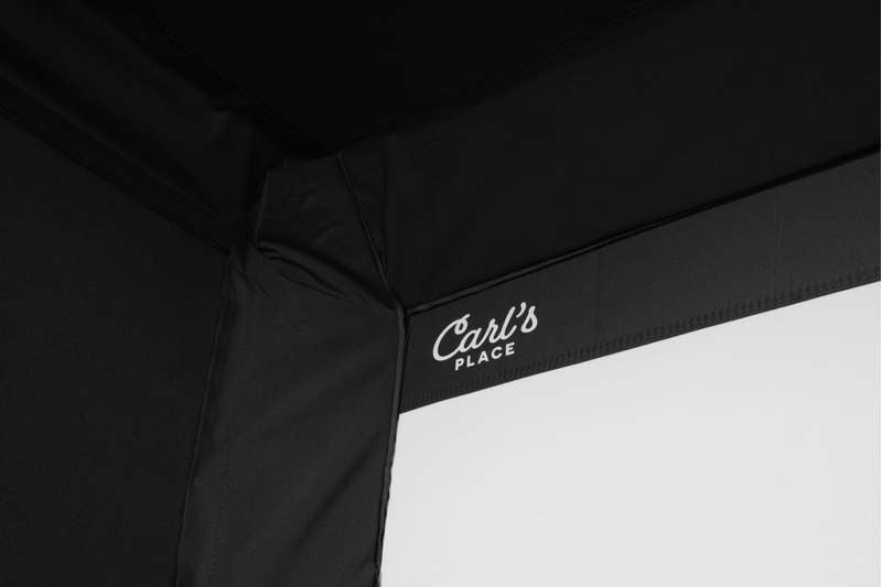 Carl's Place Pro Golf Simulator Enclosure Kit (10' × 13' × 15') with Premium Impact Golf Screen