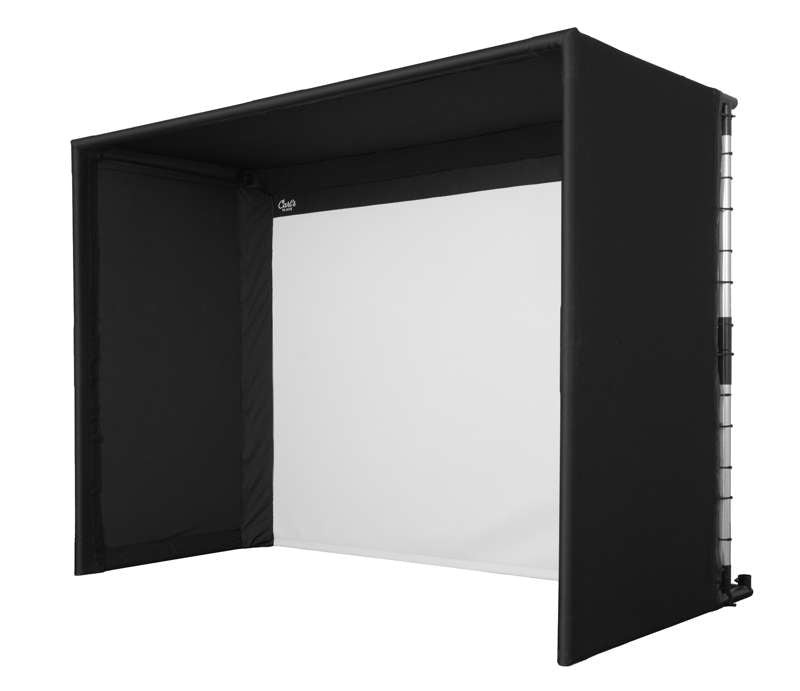 Carl's Place Pro Golf Simulator Enclosure Kit (10' × 13' × 8') with Premium Impact Golf Screen