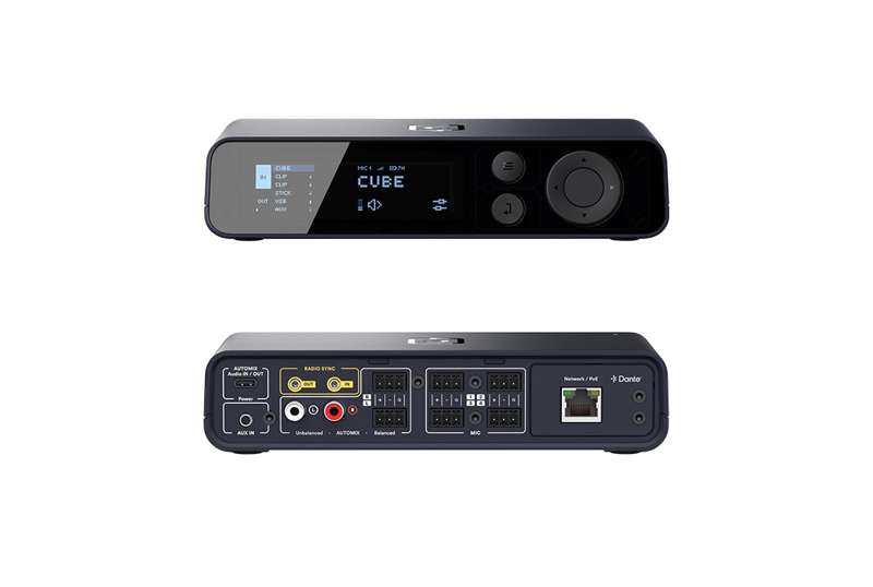 Catchbox Plus System with 2 channel Hub DSP receiver with 1 Cube incl chargers, Standard - Red