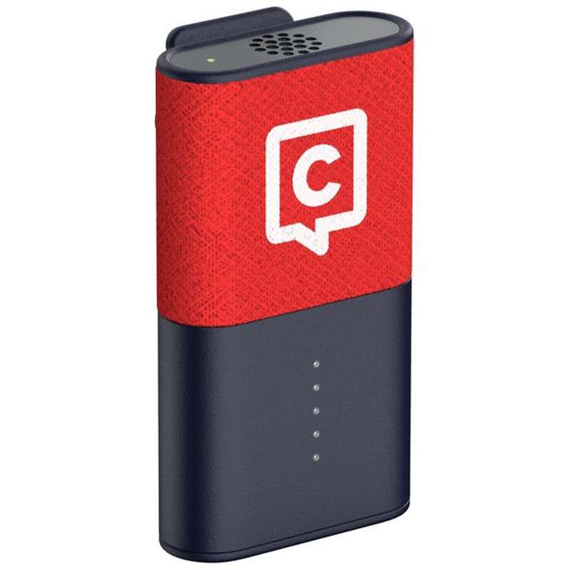 Catchbox Plus System with 4 channel Hub DSP receiver with 1 Cube, 1 Clip, 1 Stick incl chargers, Standard - Red